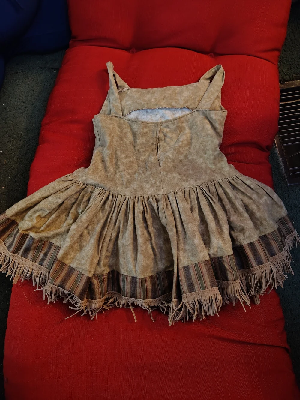 Girls Handmade Native American Dress